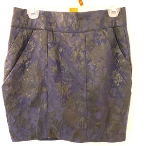NEW Blue floral skirt